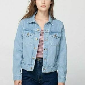 American Apparel Oversized Light Denim Jacket